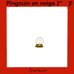 pingouin en neige