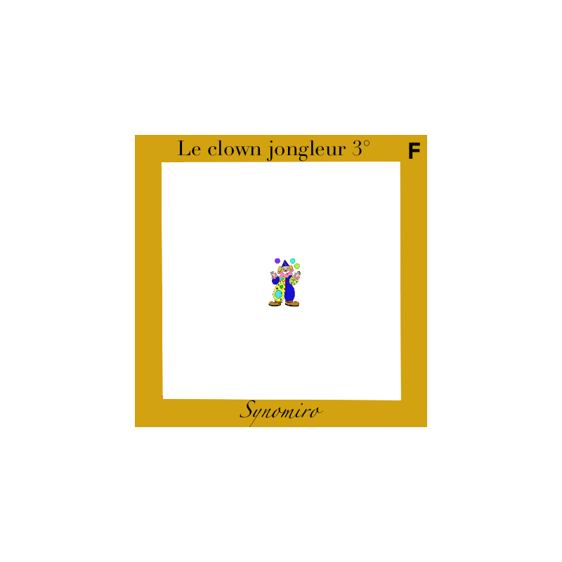 le clown jongleur