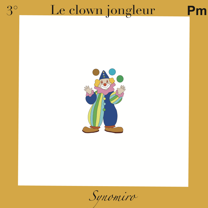 le clown jongleur