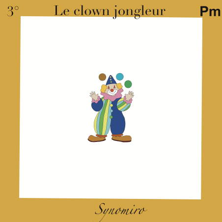 le clown jongleur